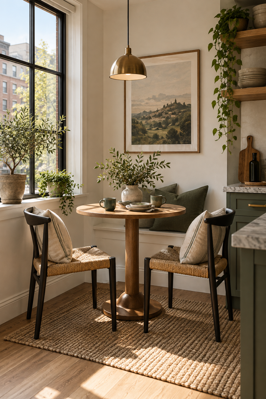 Create a Two-Person Bistro Corner