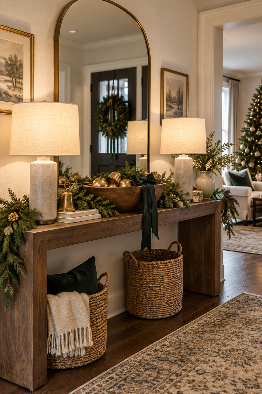 Create an Elegant Christmas Console