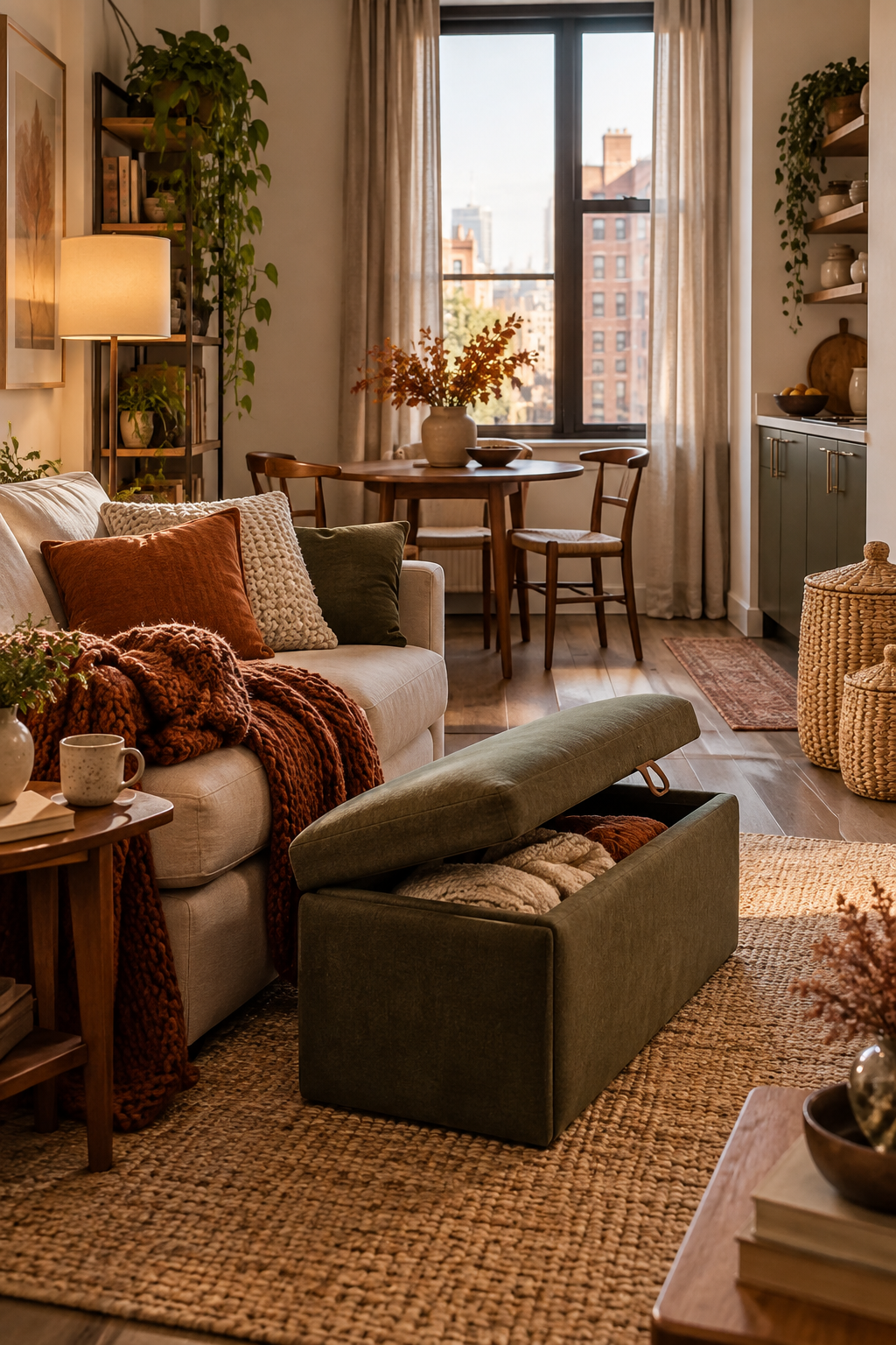 Budget friendly cozy fall apartment refresh