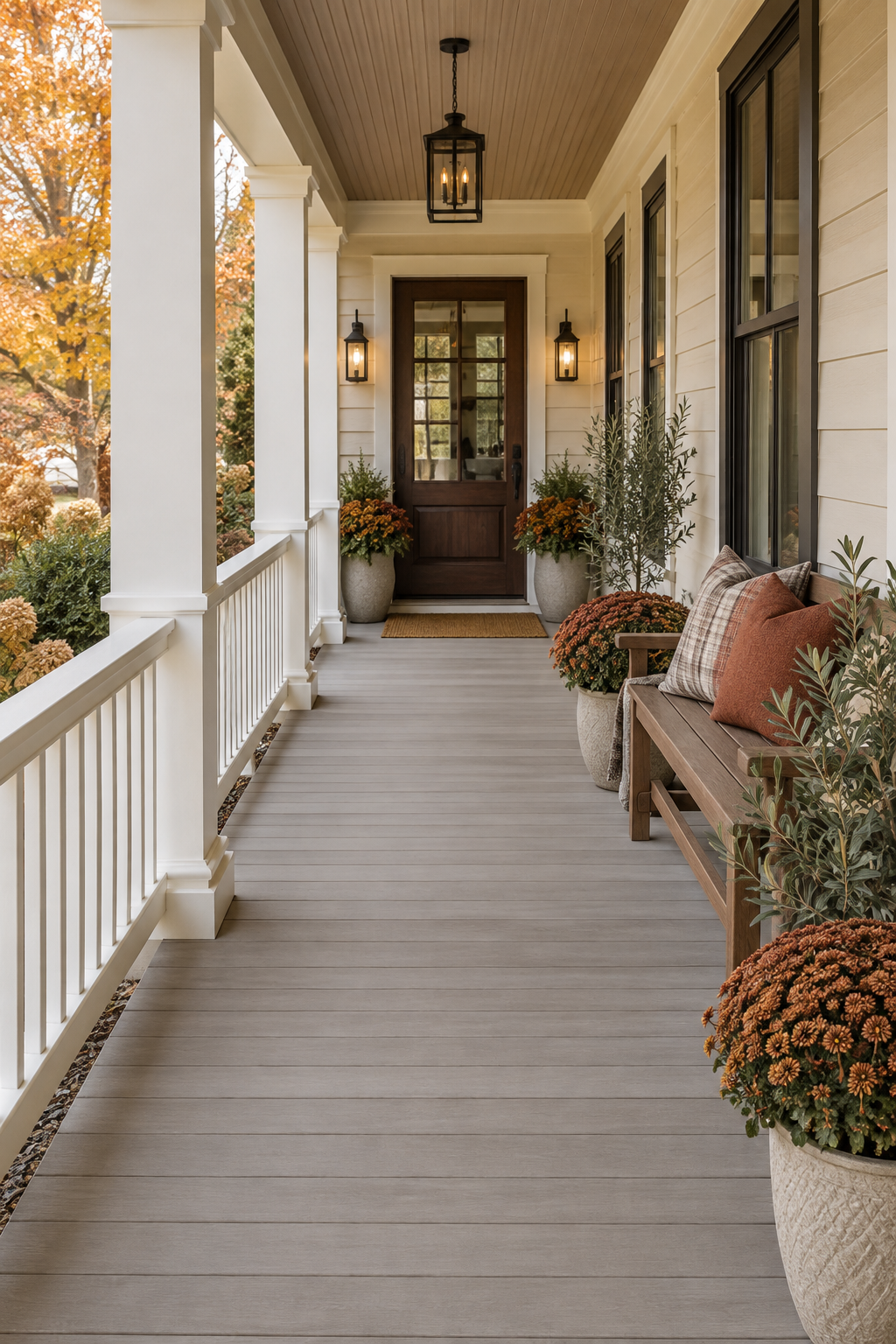 Keep a Narrow Porch Easy to Navigate