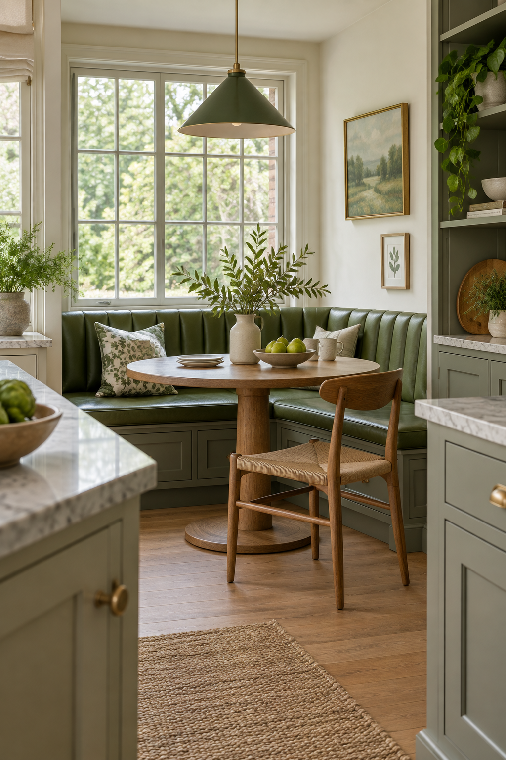 Create a Green Breakfast Nook
