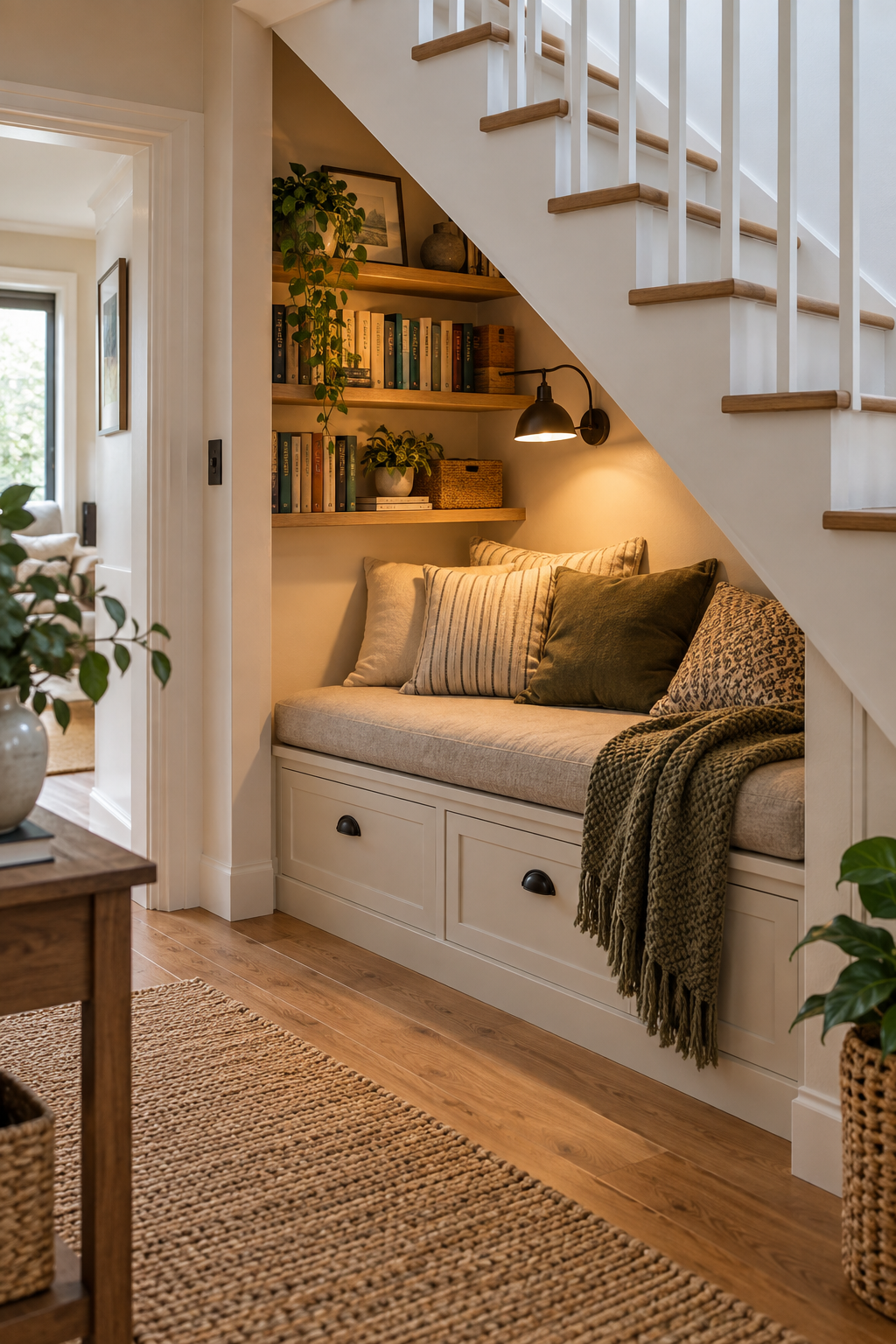 Make the Most of an Under-Stair Corner