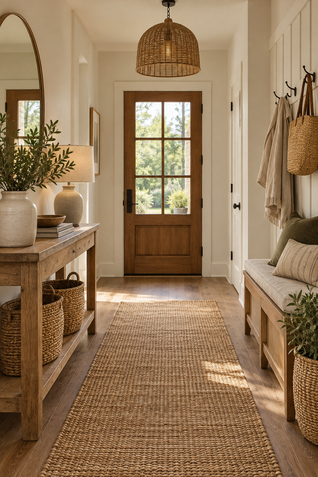 Layer Wood, Linen and Woven Texture