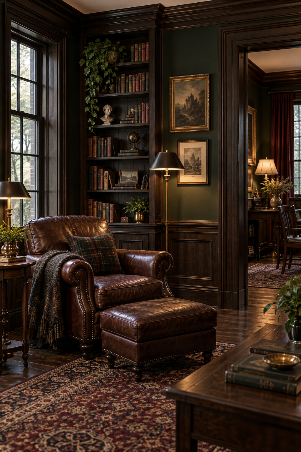 Choose Dark Stained Wood Trim