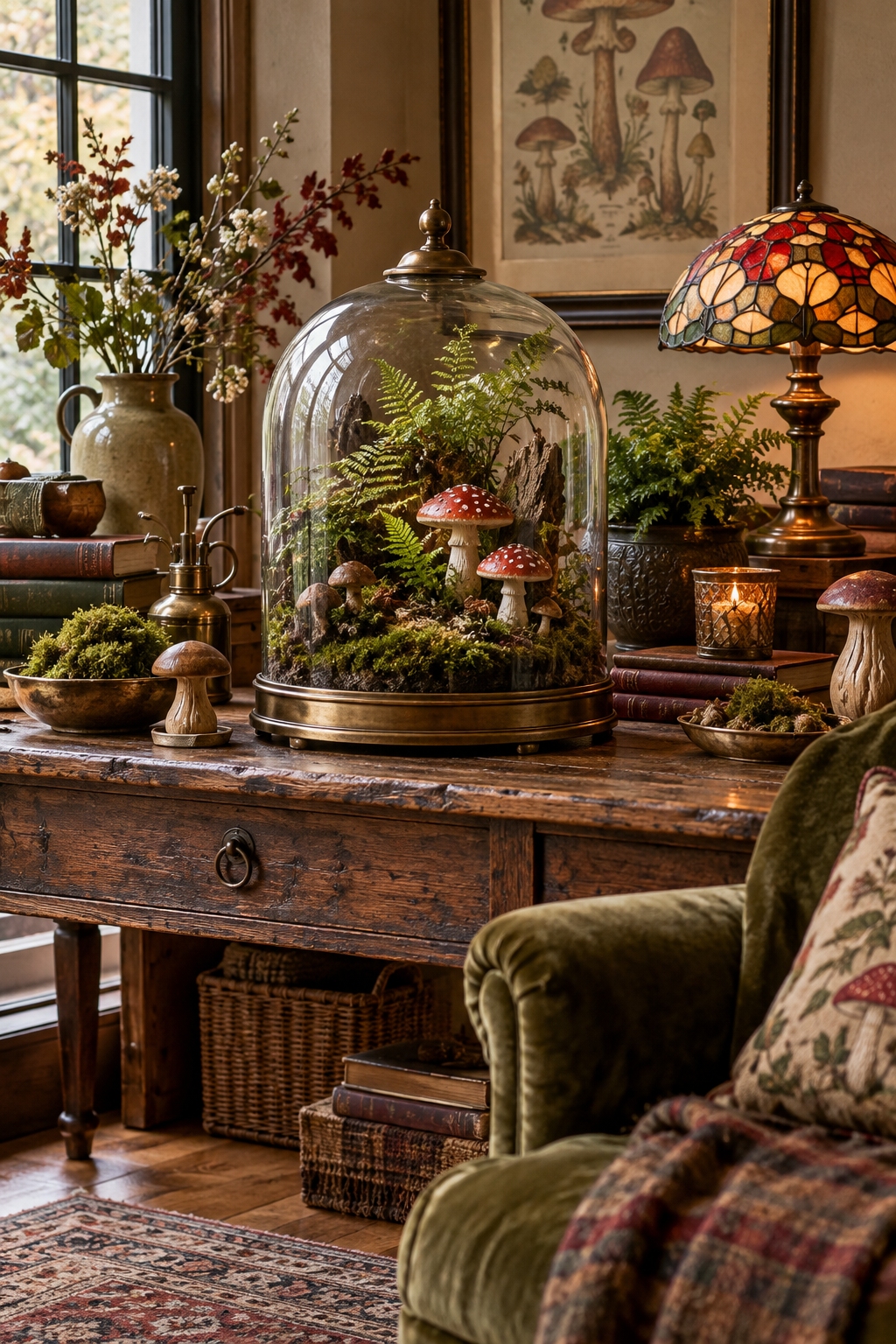 Create a Woodland Terrarium Display