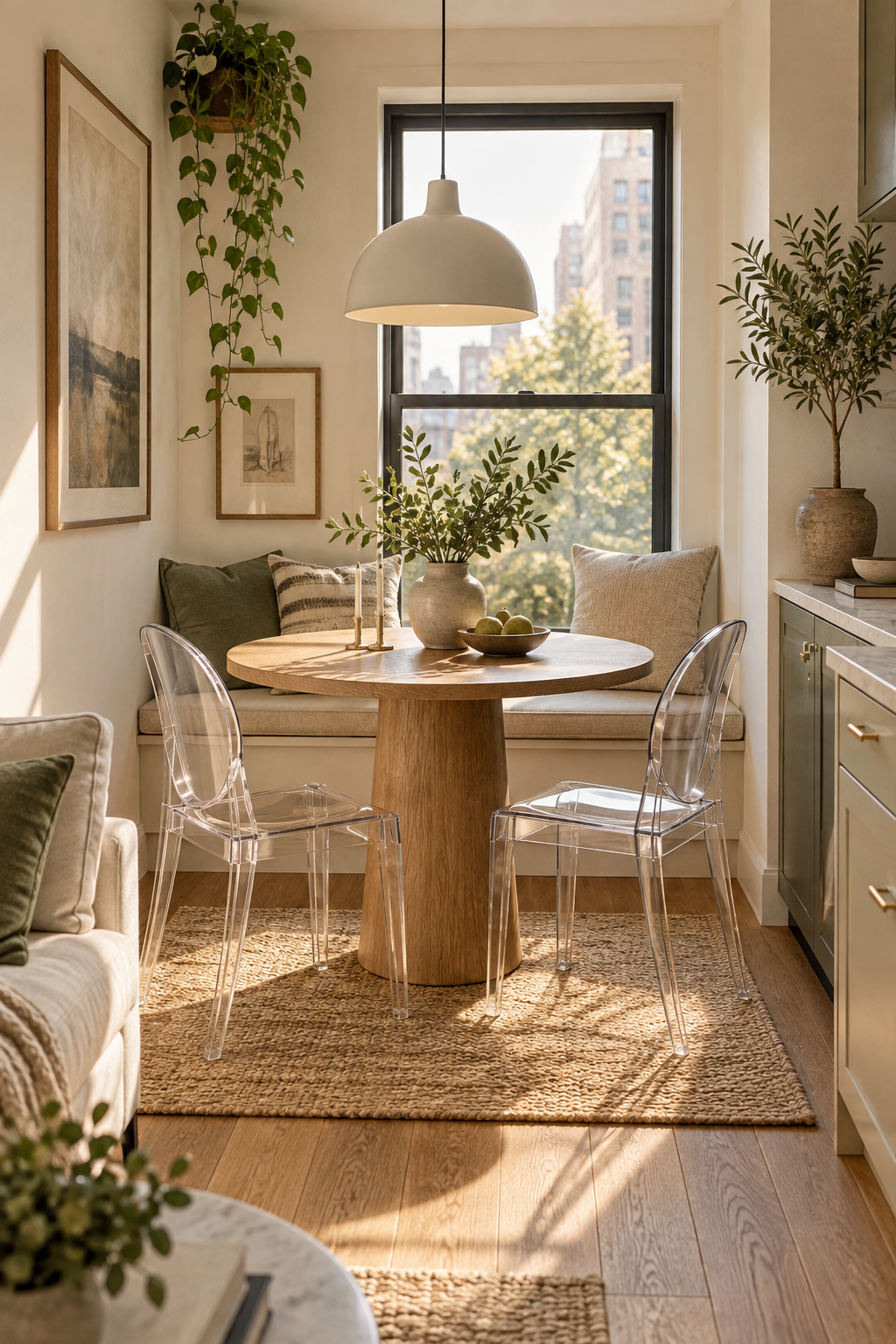 Choose Transparent Chairs for Visual Space