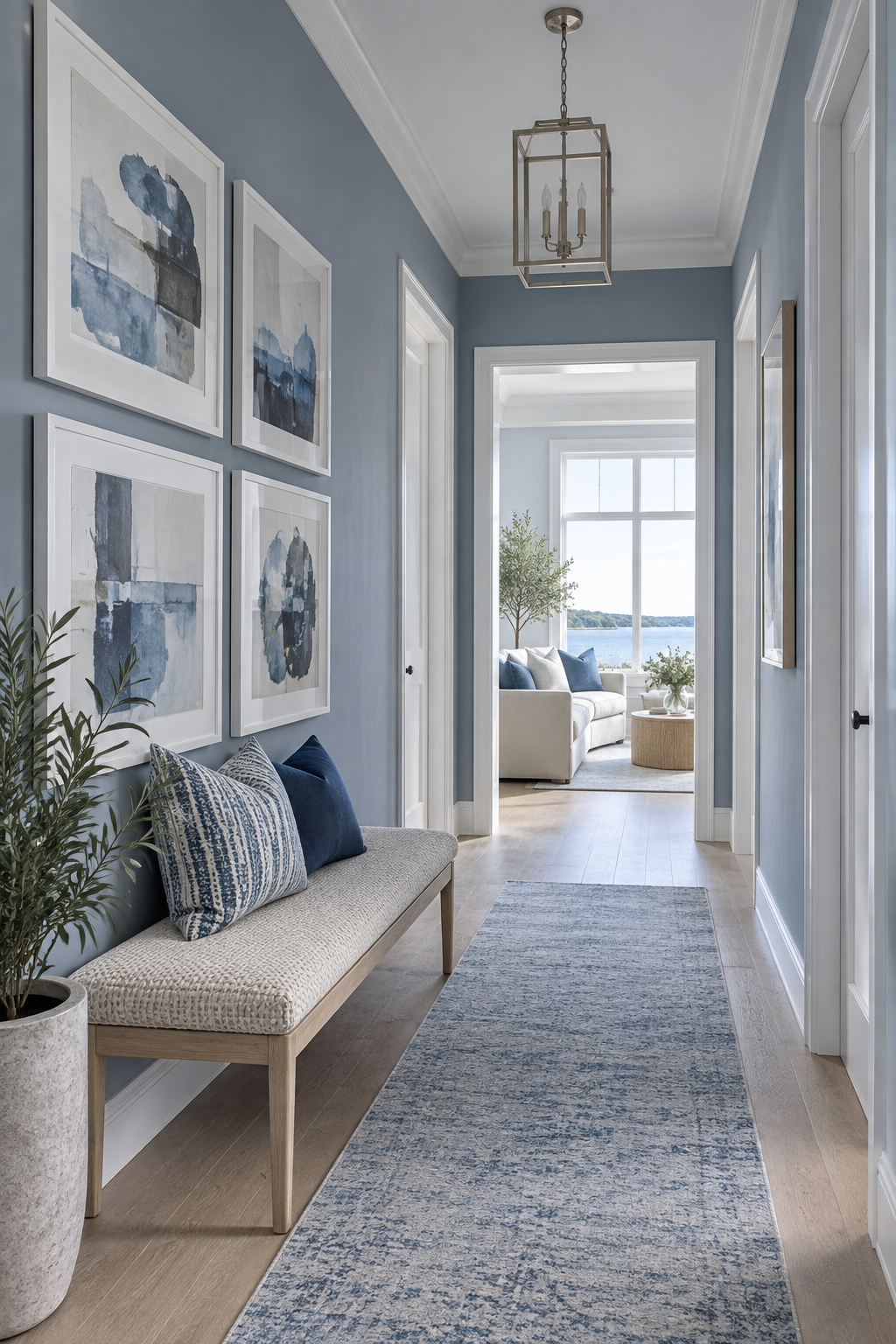 Cool Blue take the look outdoors