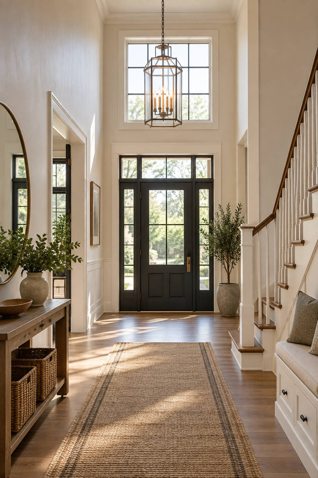 Choose a Pendant for a Taller Foyer