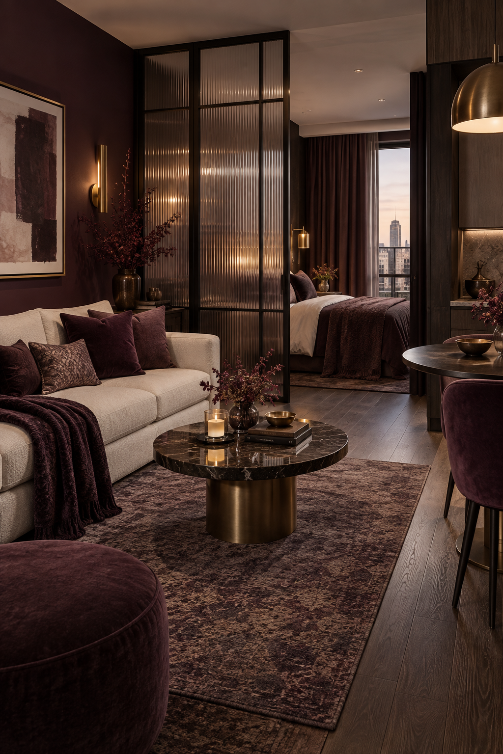 Plum Noir take the look outdoors