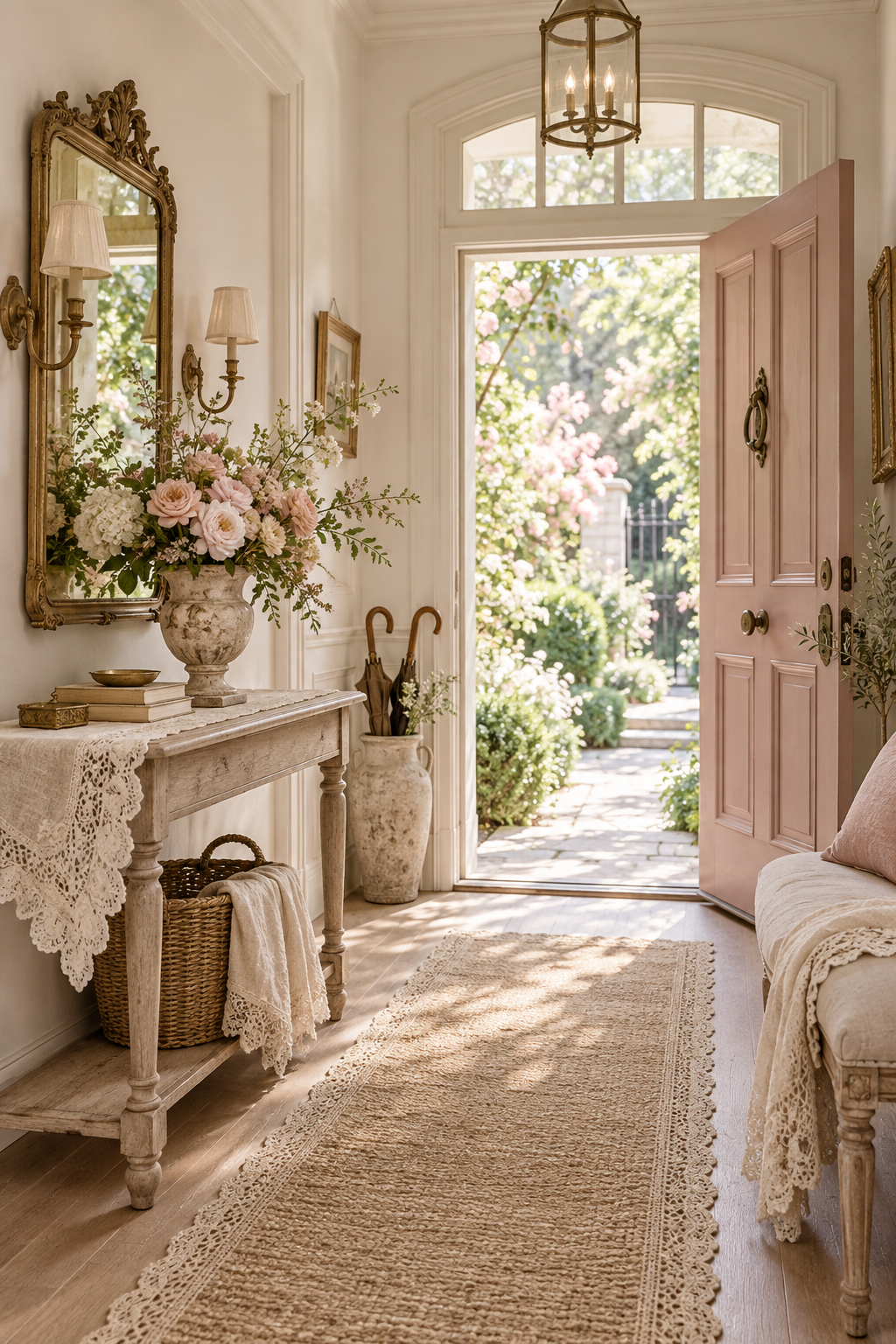 Romantic Lace take the look outdoors
