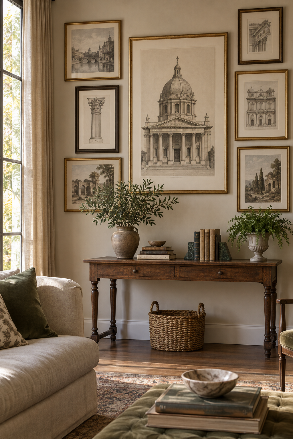 Use Architectural Prints for Structure