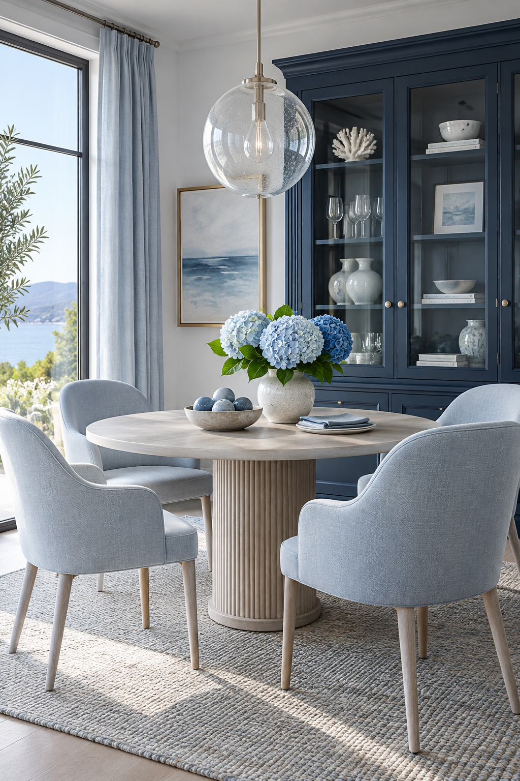 Cool Blue zone a studio apartment