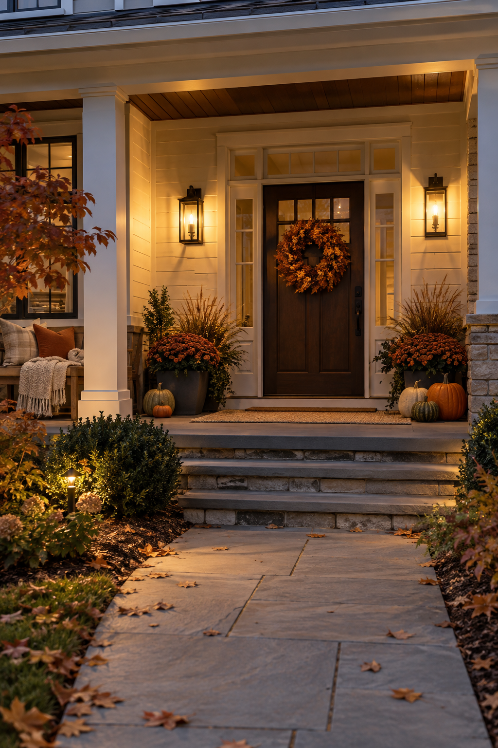 Use Warm Electric Light after Sunset