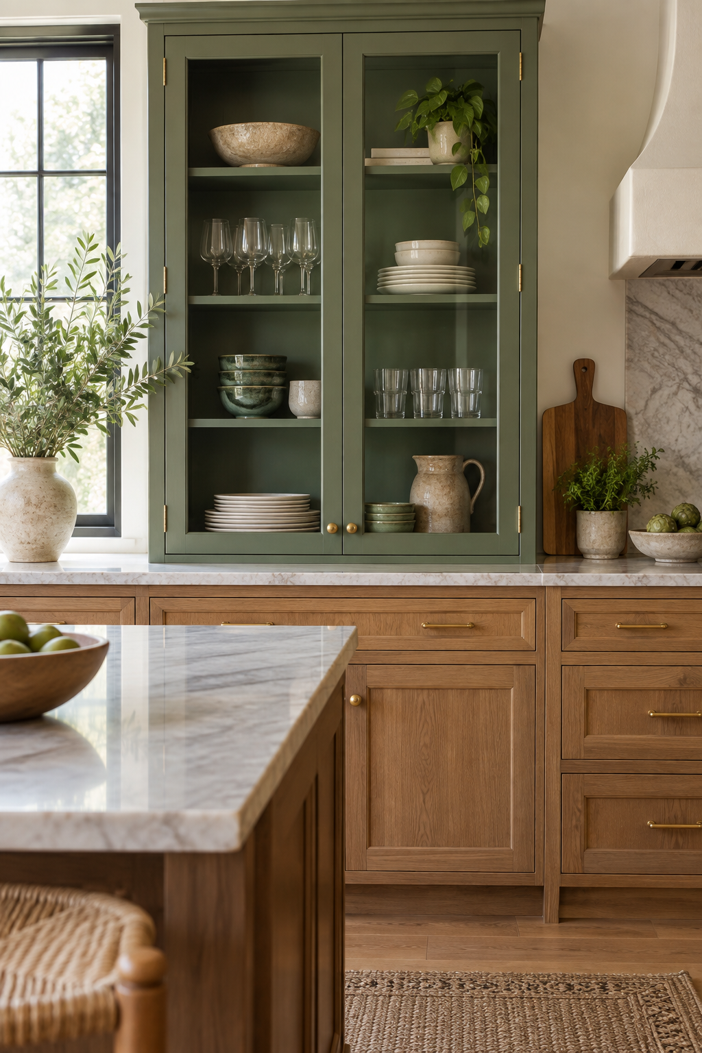 Paint the Inside of a Glass Cabinet