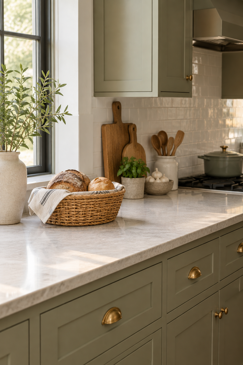 Use a Basket for Bread or Linens