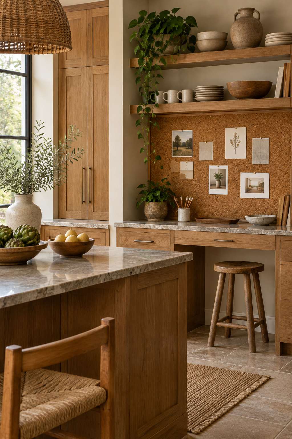 Use Cork as a Warm Accent