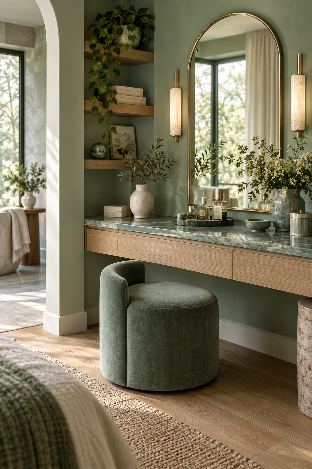 Jade Green make the palette work in daylight