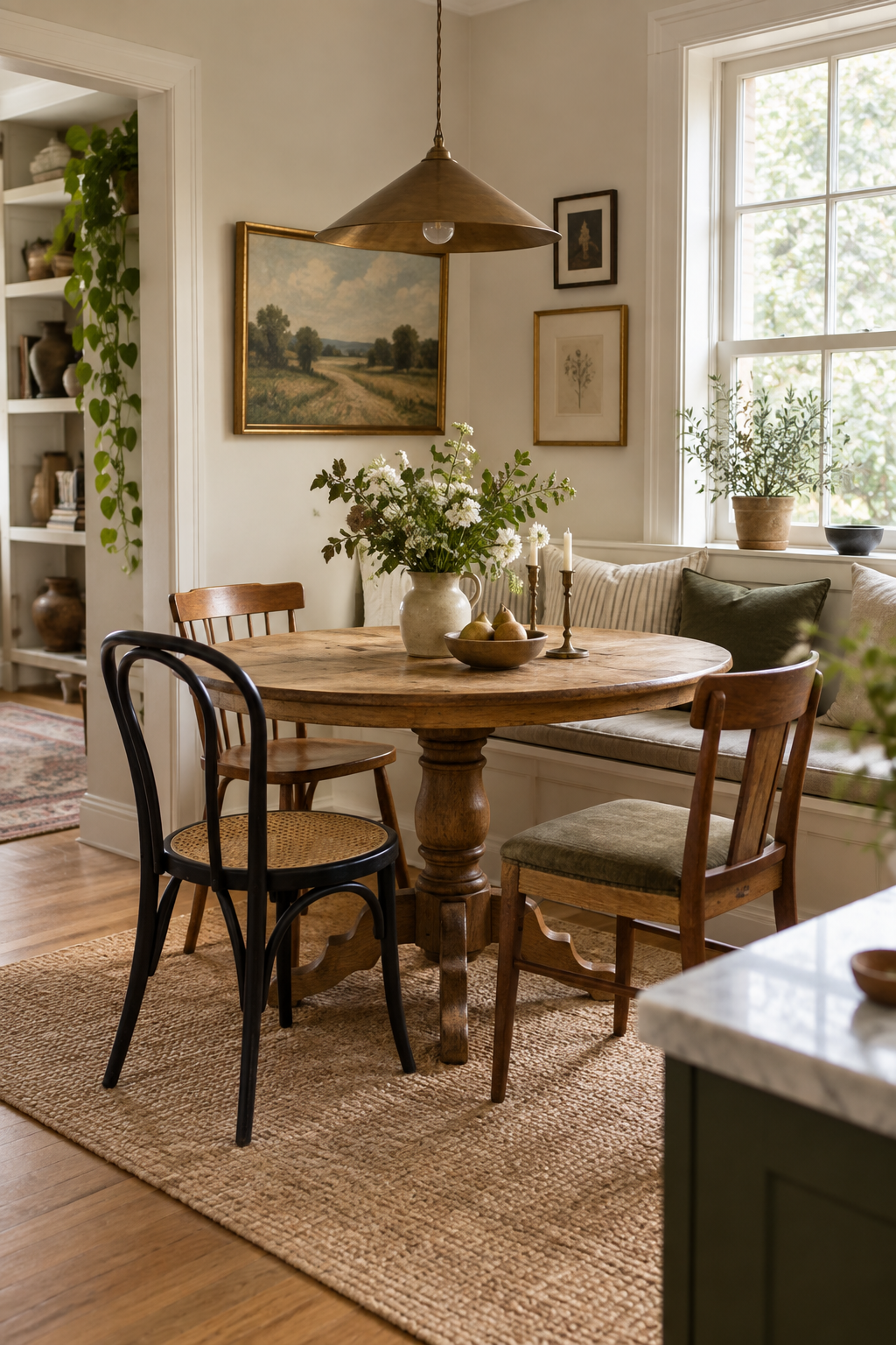 Add Vintage Character with Mismatched Chairs