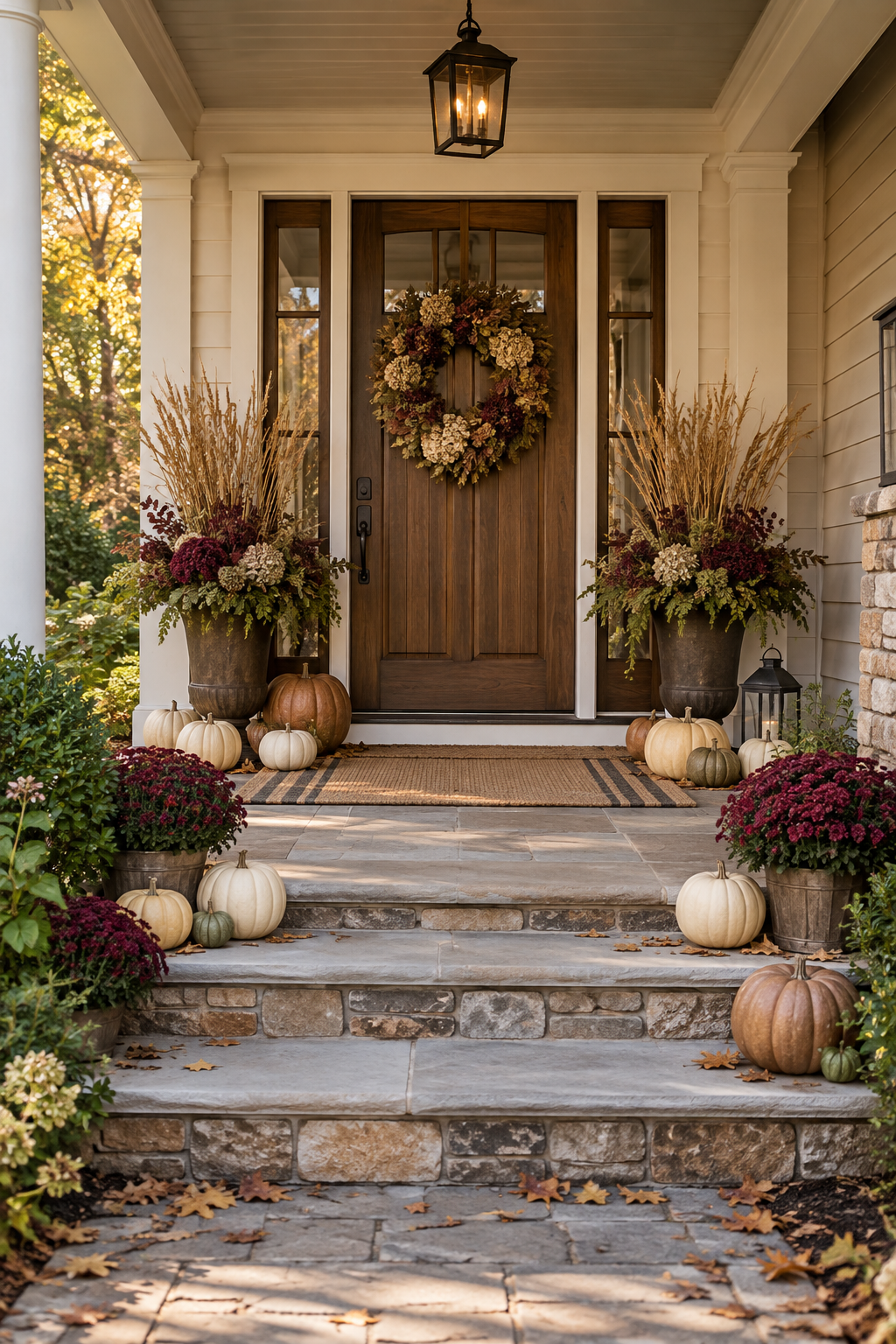 Transition the Porch for Thanksgiving