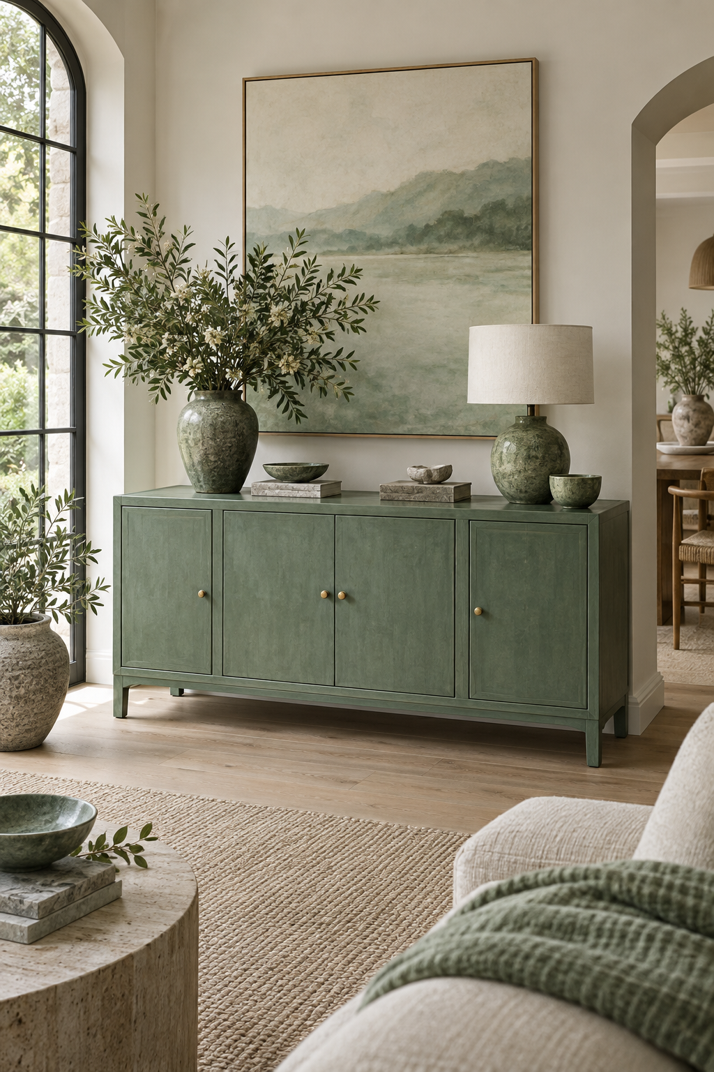 Jade Green style a bedroom vanity