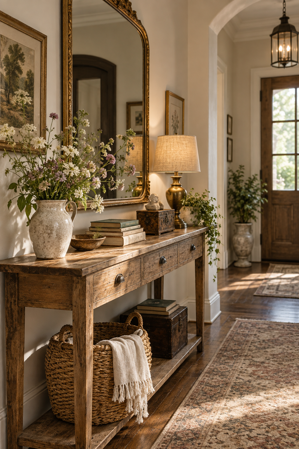 Style a Romantic Entry Console