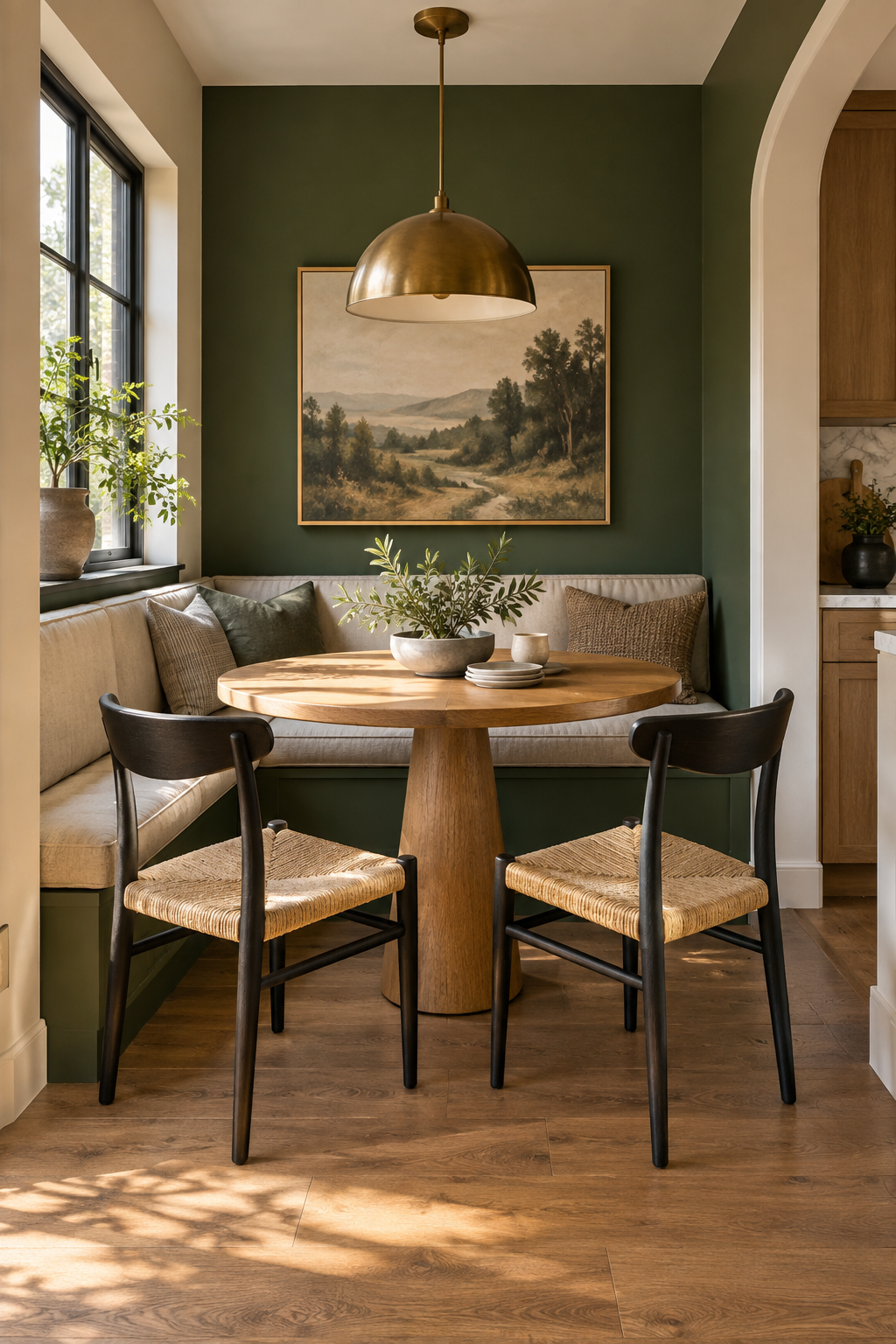Use Bold Color in a Tiny Dining Nook