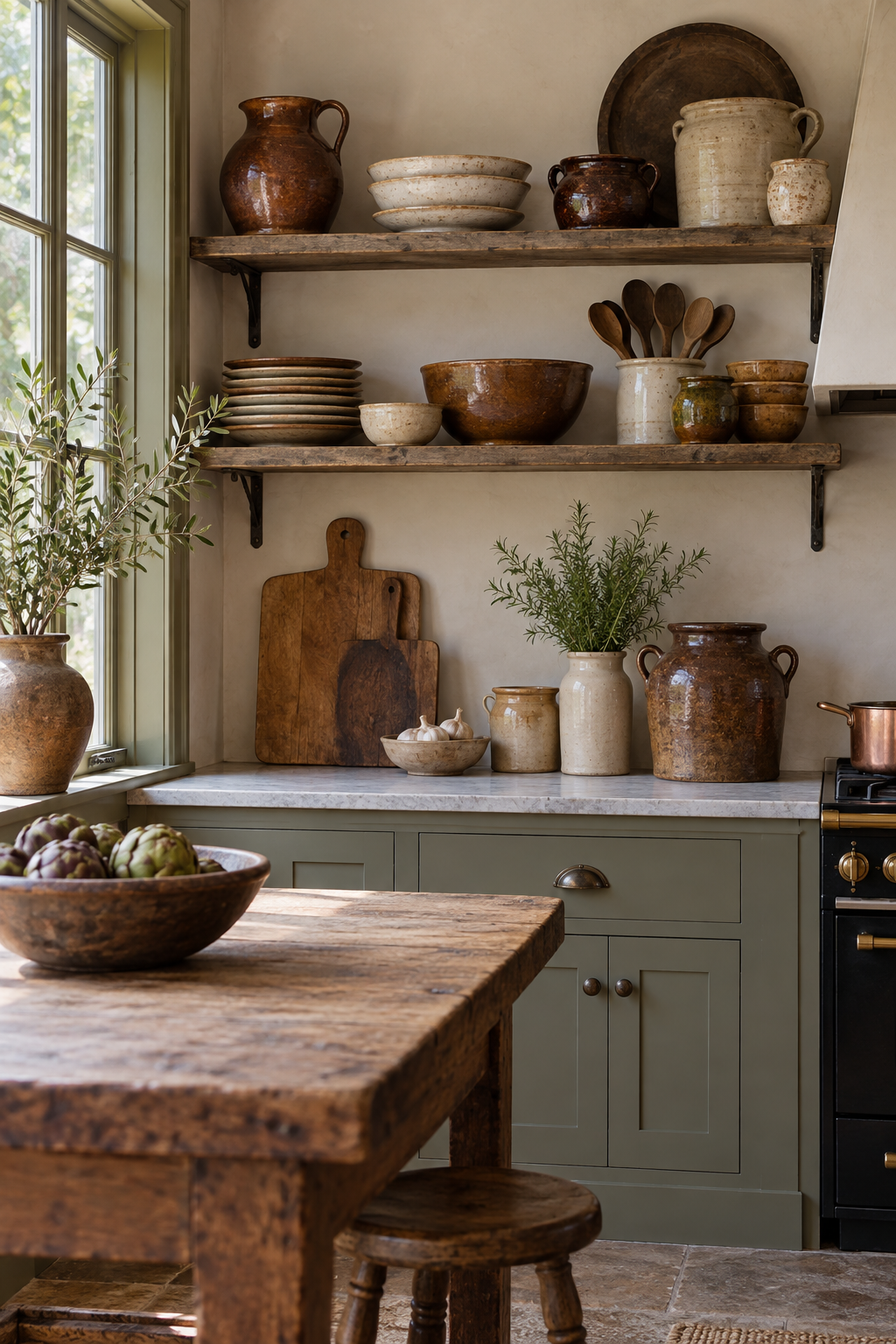 Layer Pottery in Earthy Tones