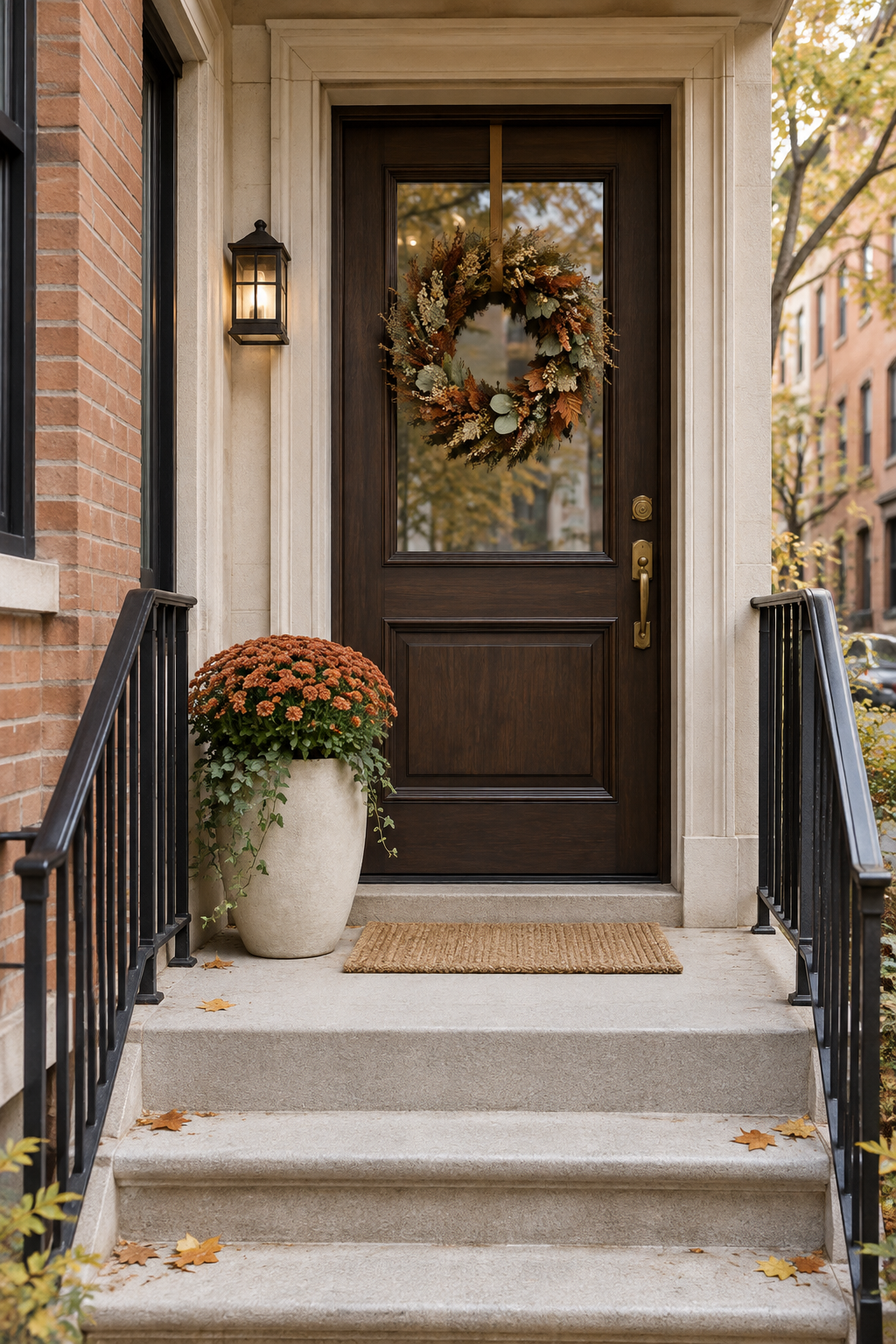 Style a Tiny Apartment Stoop
