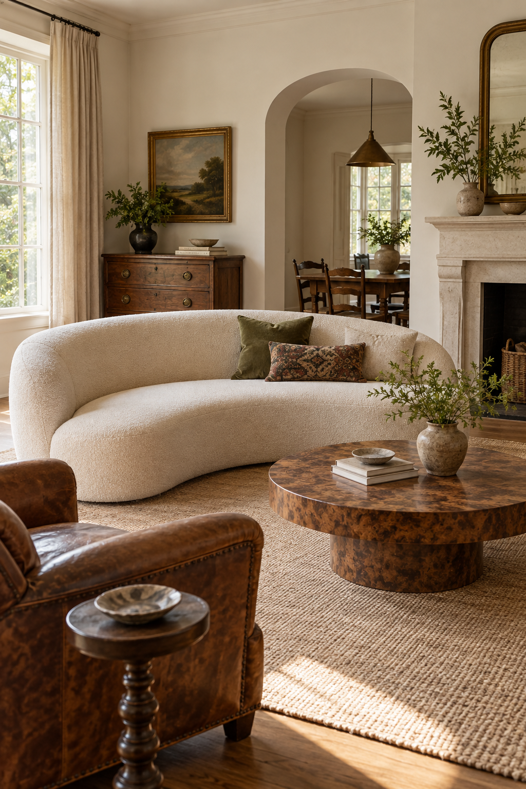Mix One Statement Curve with Vintage Pieces