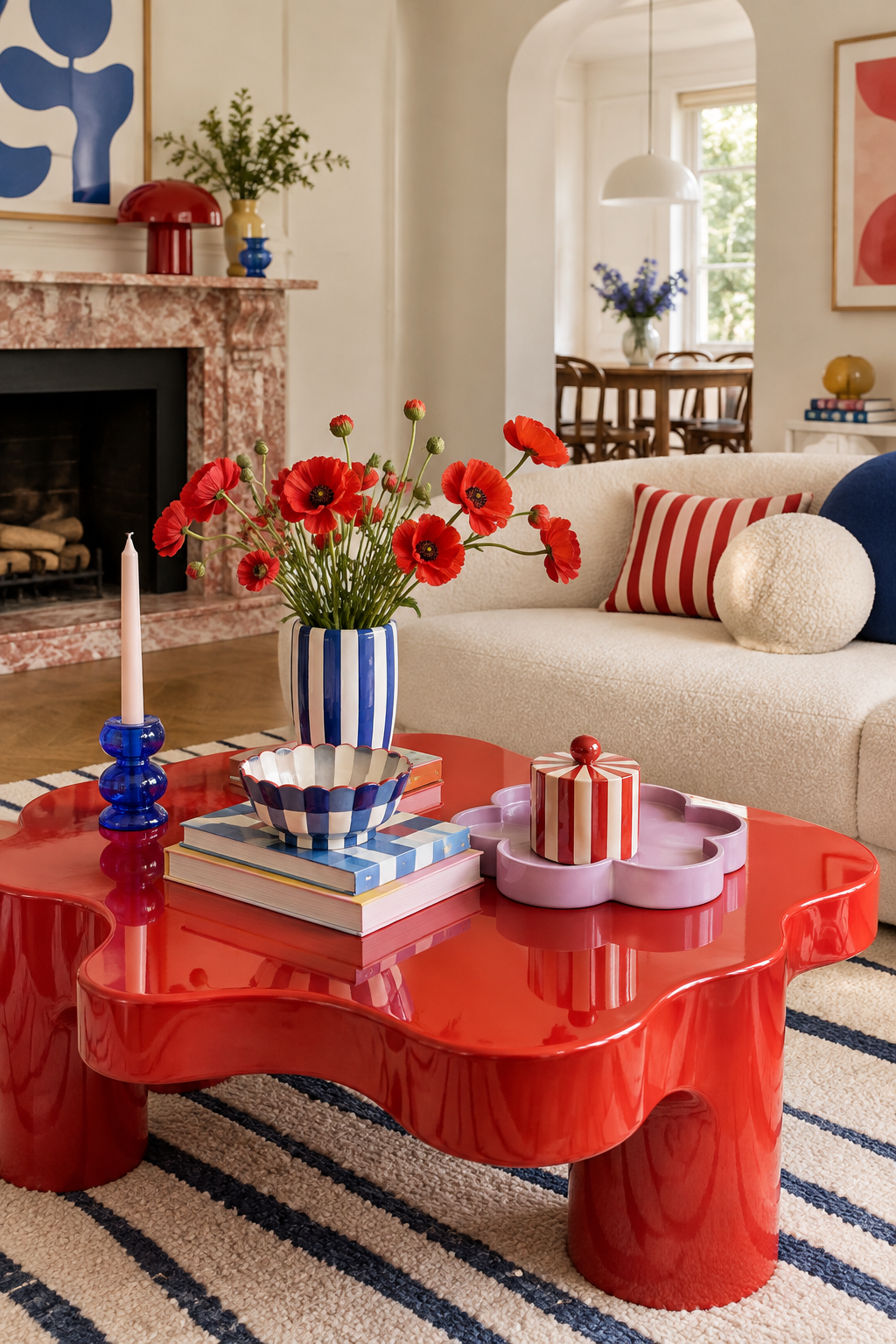 FunHaus coffee table styling