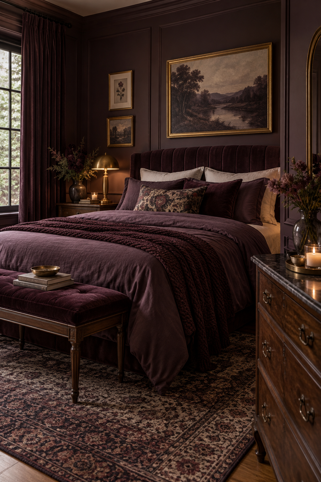 Plum Noir try a renter-friendly version
