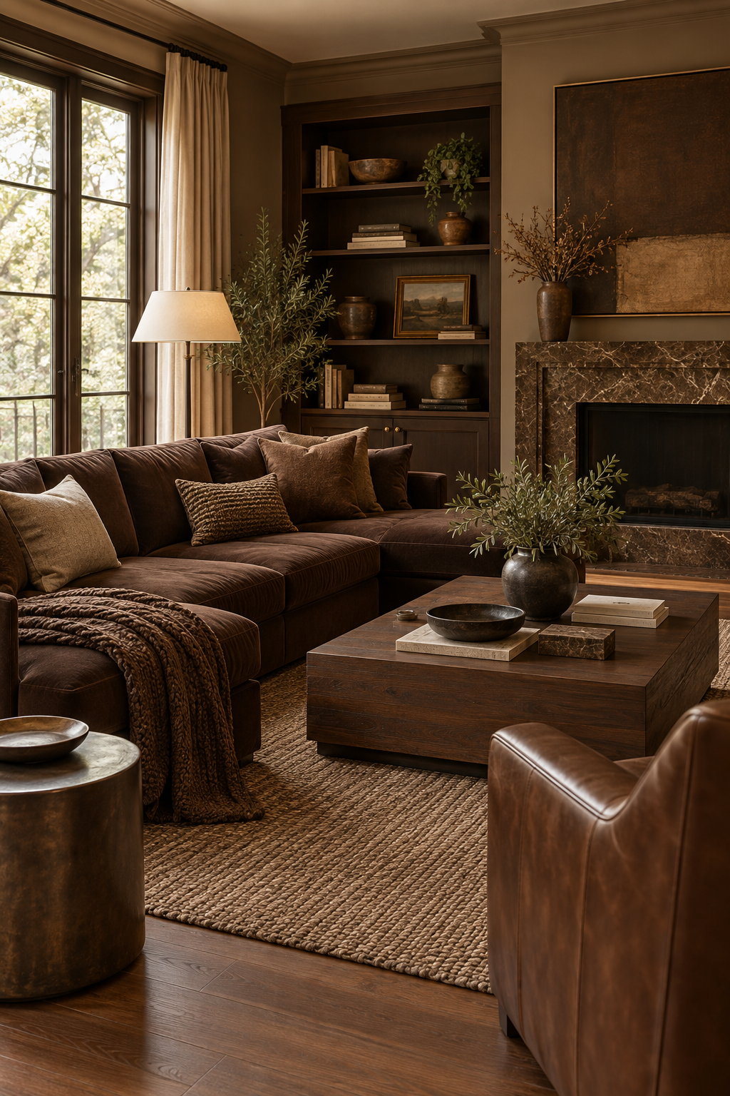 Repeat Brown across Different Materials