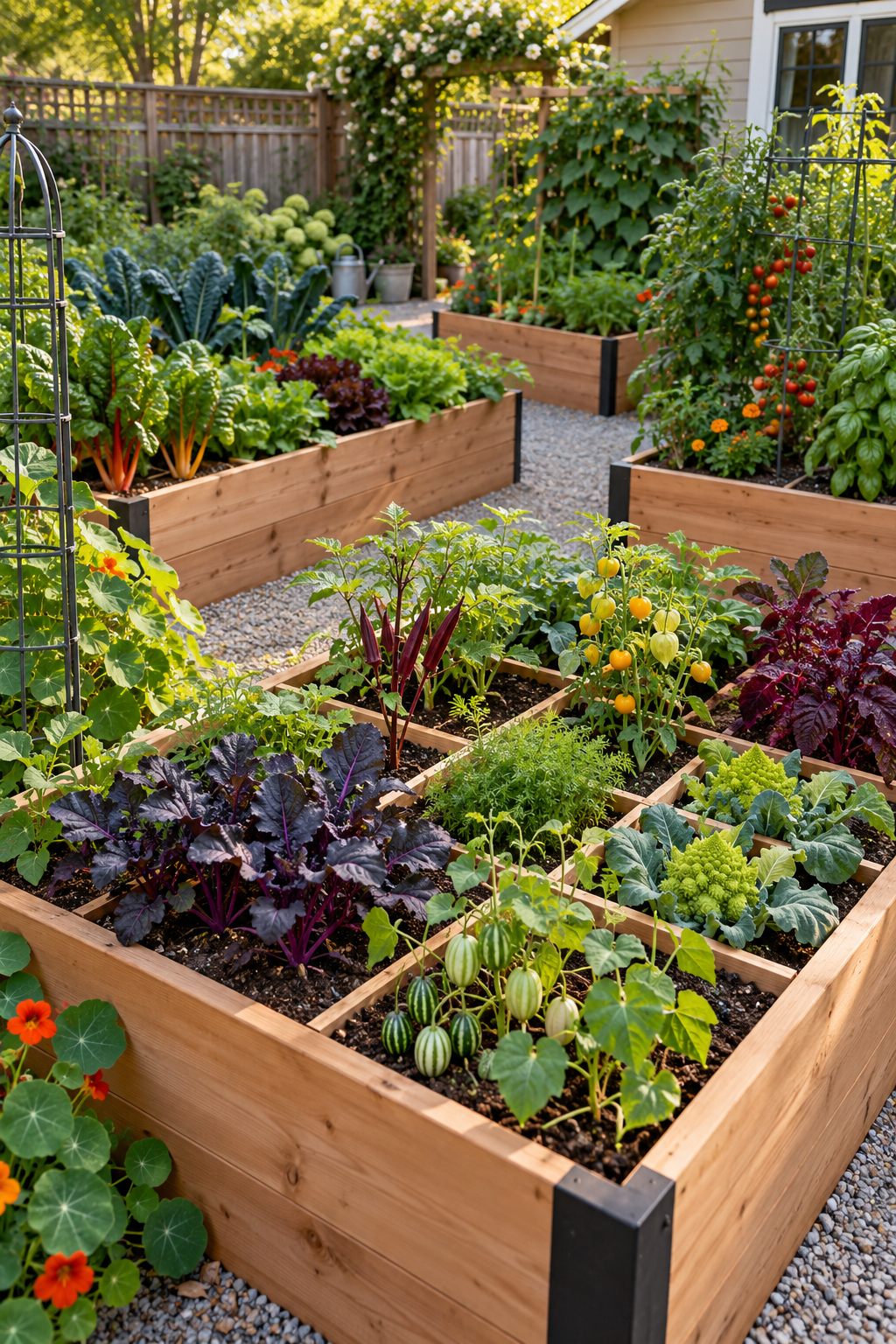 Keep a Flexible Bed for Experiments in a small backyard garden
