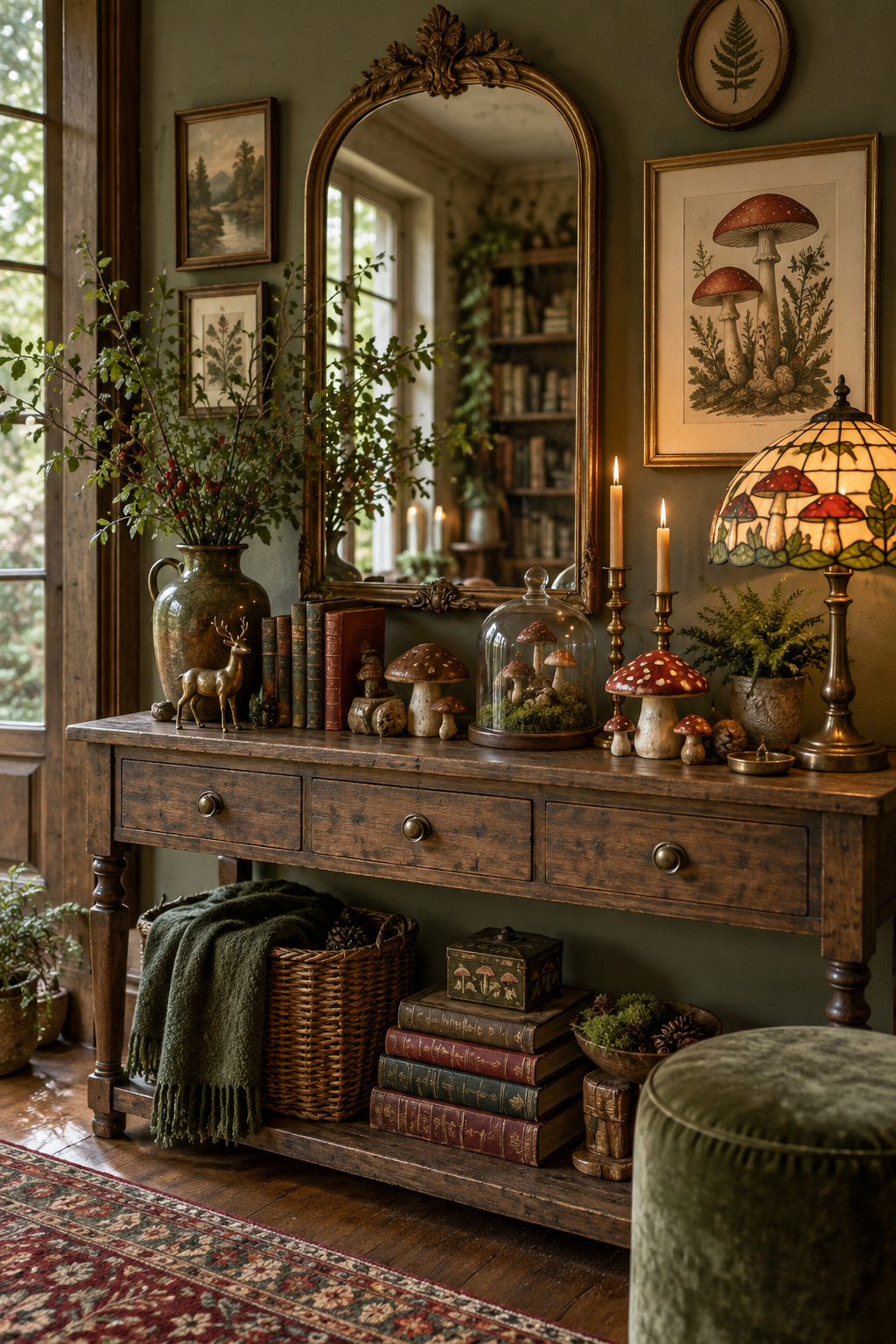 Finish with a Collected Woodland Vignette