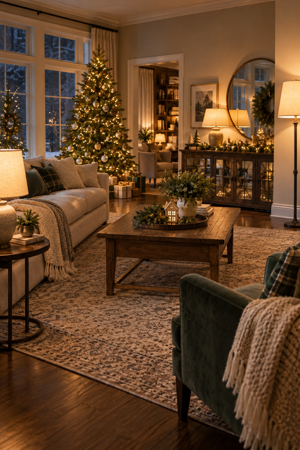 Use Warm Lighting Beyond the Tree