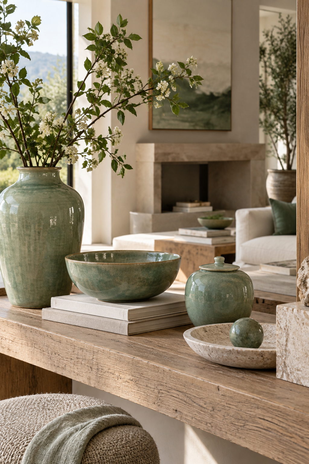 Jade Green layer the lighting