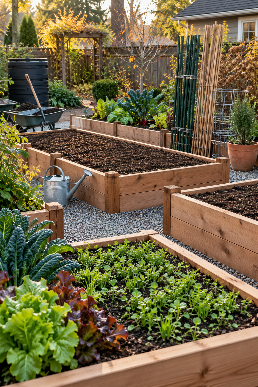 Finish with a Productive Seasonal Reset in a small backyard garden