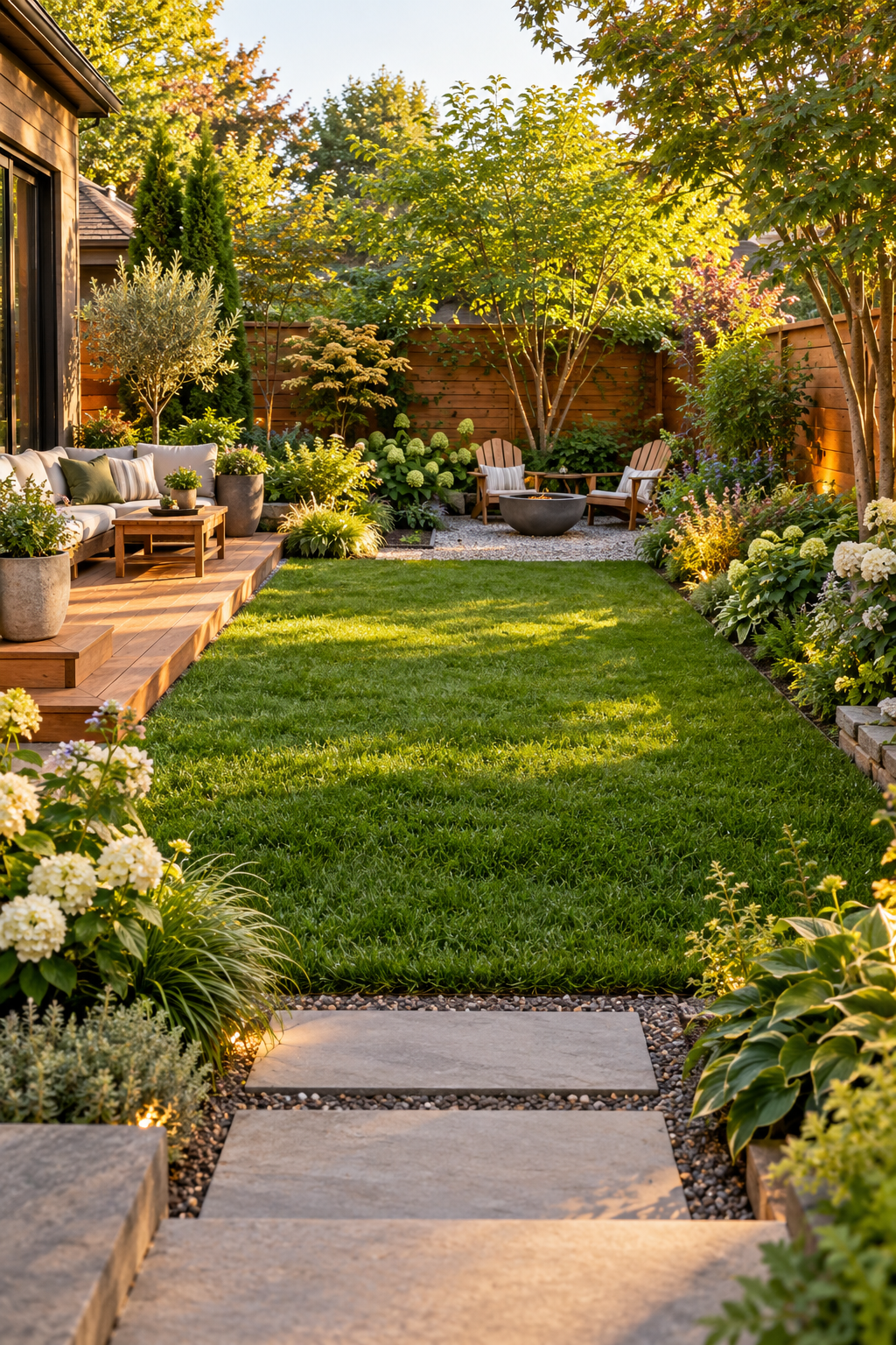 Leave a Flexible Patch of Open Space in a small backyard garden