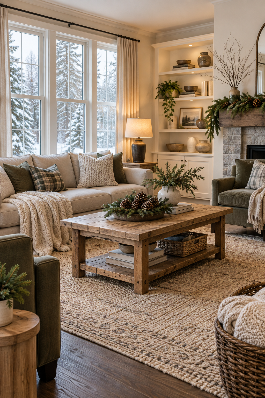 Transition the Decor Through Winter